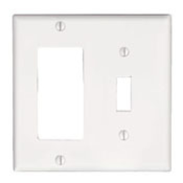 Leviton Wallplates 2G Midway Tog/Dec Sts SJ126-40